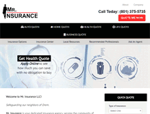 Tablet Screenshot of mrinsuranceutah.com